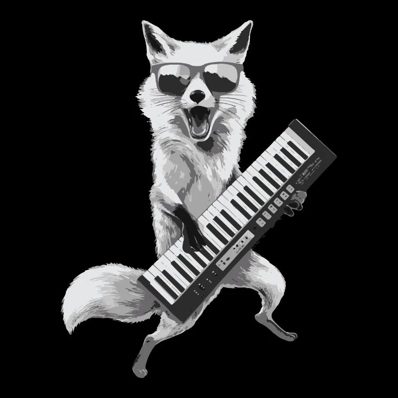 Fox Keytar Keyboard Gift
