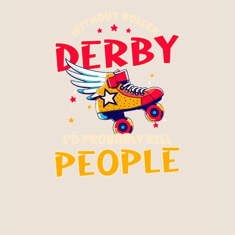 Roller Derby ohne Roller Derby Menschen