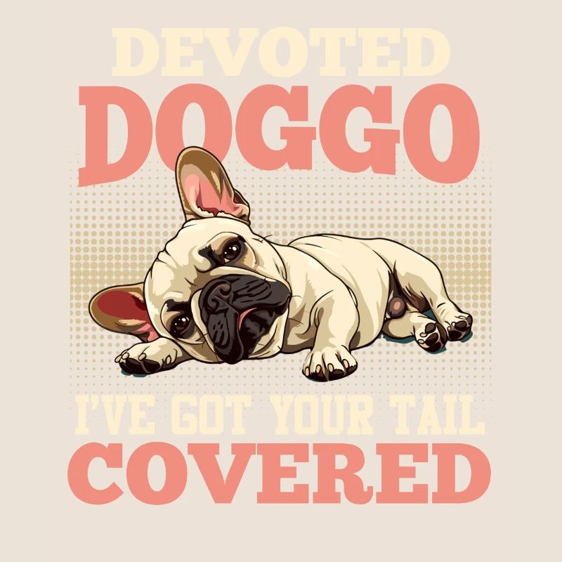 Bouledogue français DOGGO DÉVOUÉ Drôle