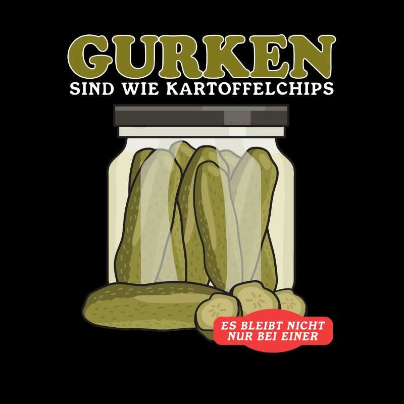 Gurken Gewürzgurke Pickle Kukumer Gurke Geschenk