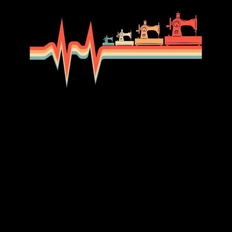 Machine à coudre Ekg Heartbeat
