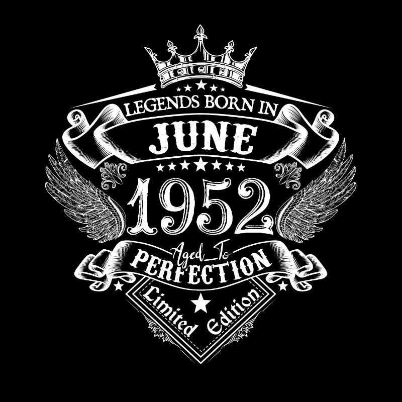 Juni 1952 Geburtstag Juni 1952 Juni Geschenk