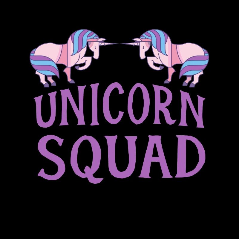 Einhorn Squad Lustig Magisch Regenbogen Einhorn Niedlich