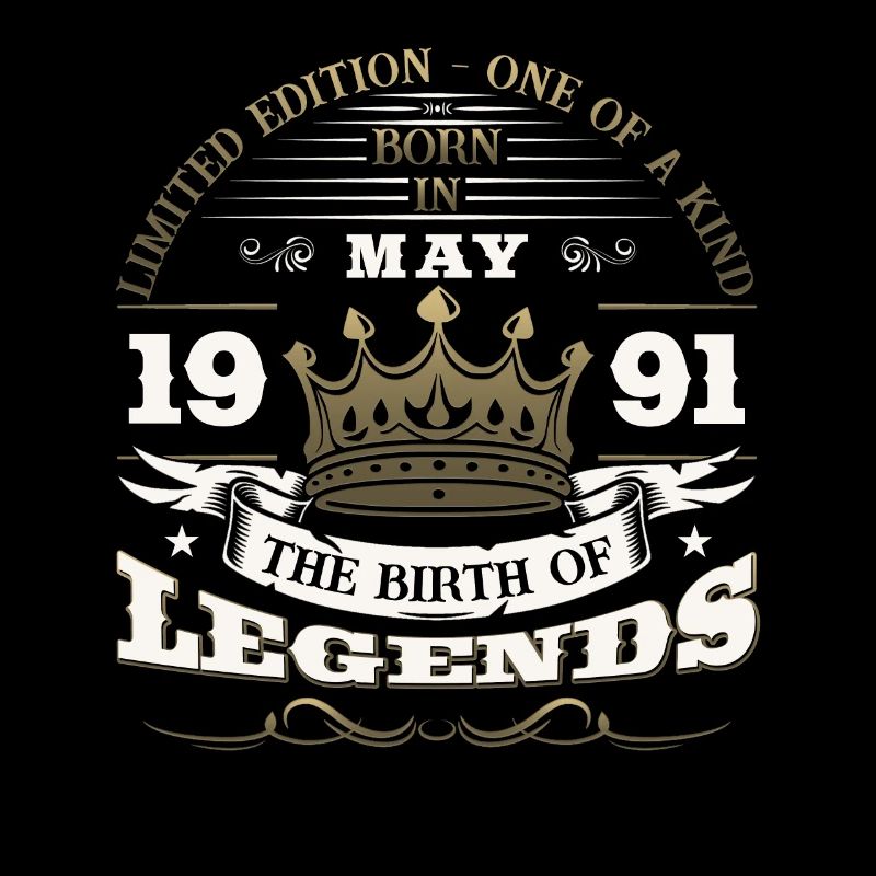 Légendes Mai 1991 Millésime 1991 Anniversaire 1991