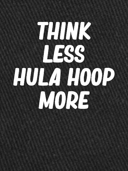 Think less , more