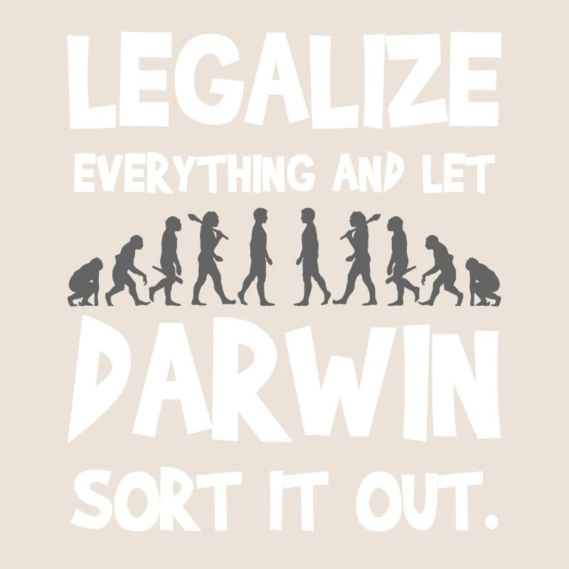 Evolutionärer Geschichtshumor Legalize It Design
