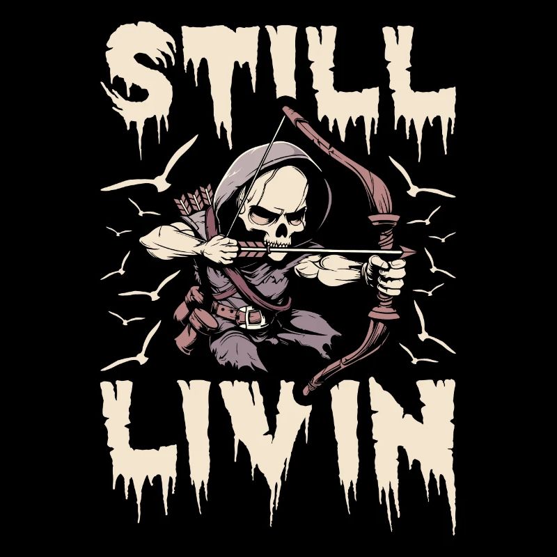Bow Hunting Bow Hunter Skeleton