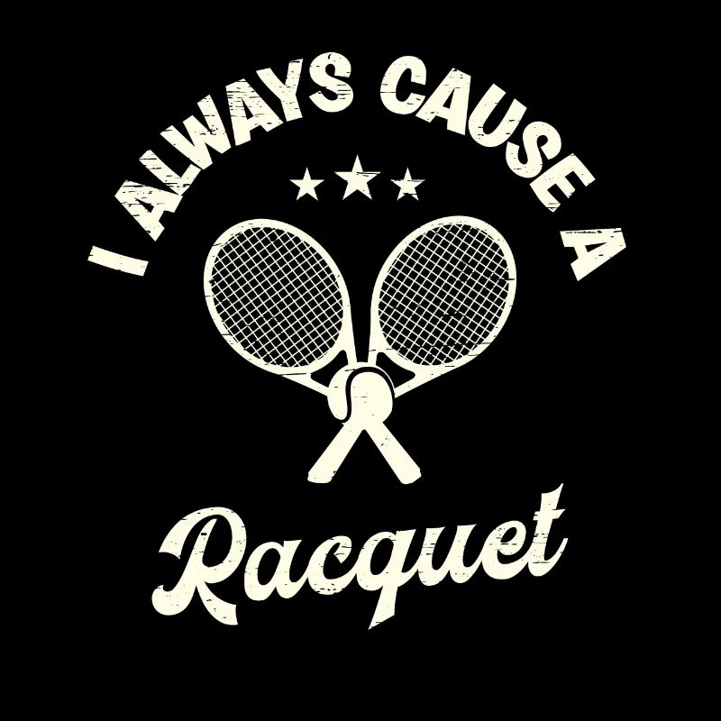 Ich bin immer ein Schläger-Tennisspieler