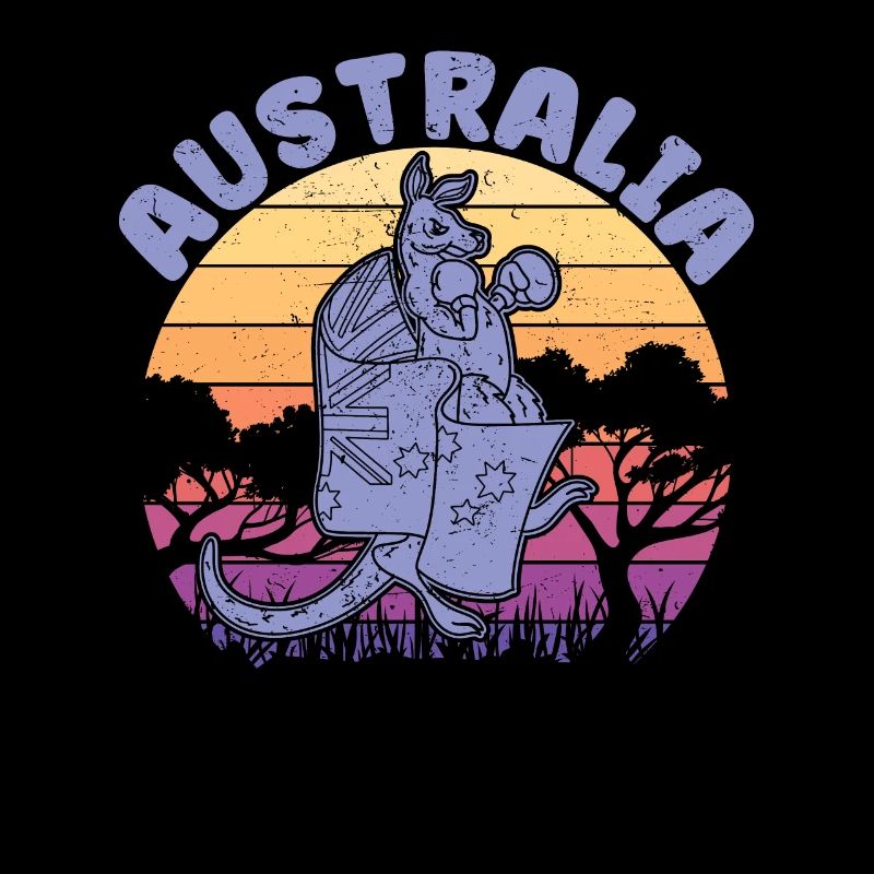 Australien Känguru Australier Sydney Boxen