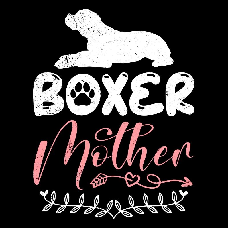 BOXER MUTTER Deutscher Boxer Hundebesitzerin
