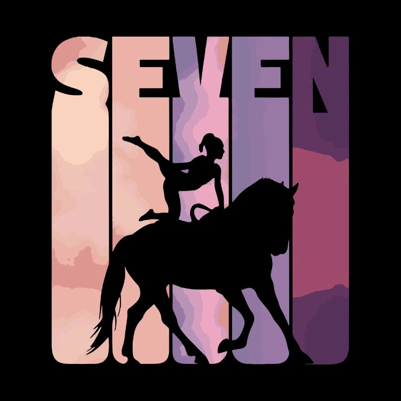 Aime le cadeau de voltige à cheval