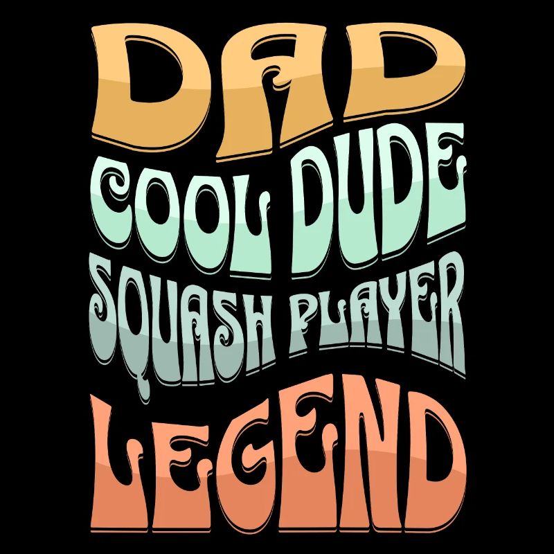 Papa Joueur de squash