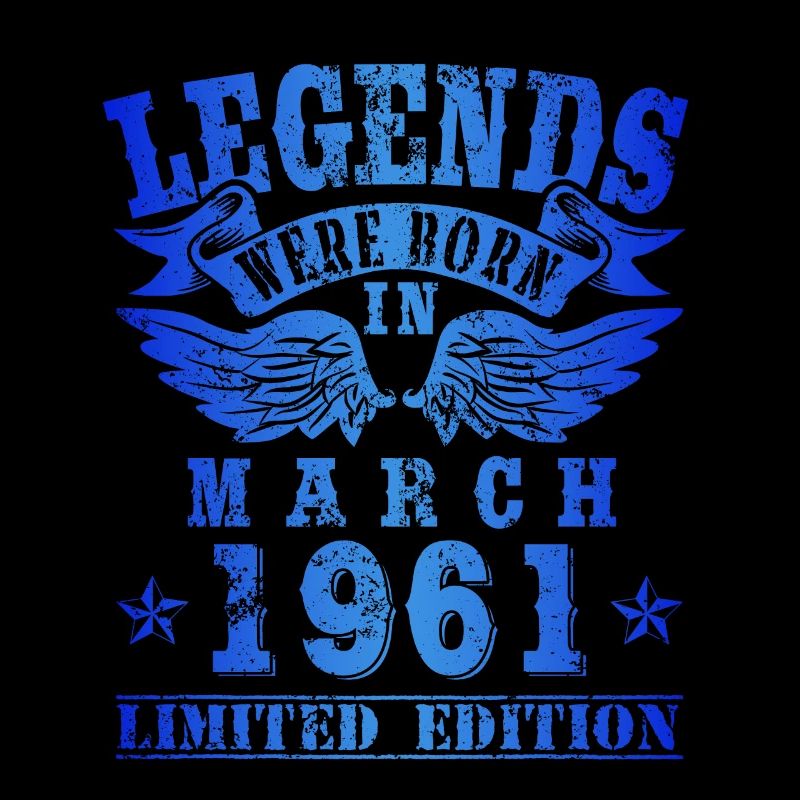 Legends est né en Mars 1961 Anniversaire