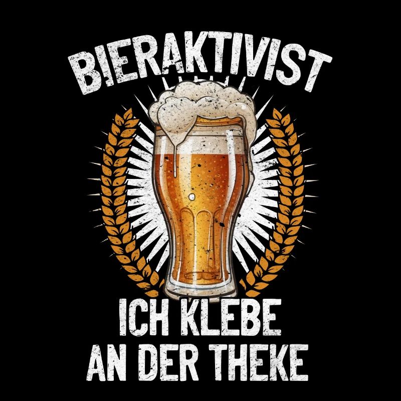Bieraktivist ich klebe an der Theke – Partyspaß