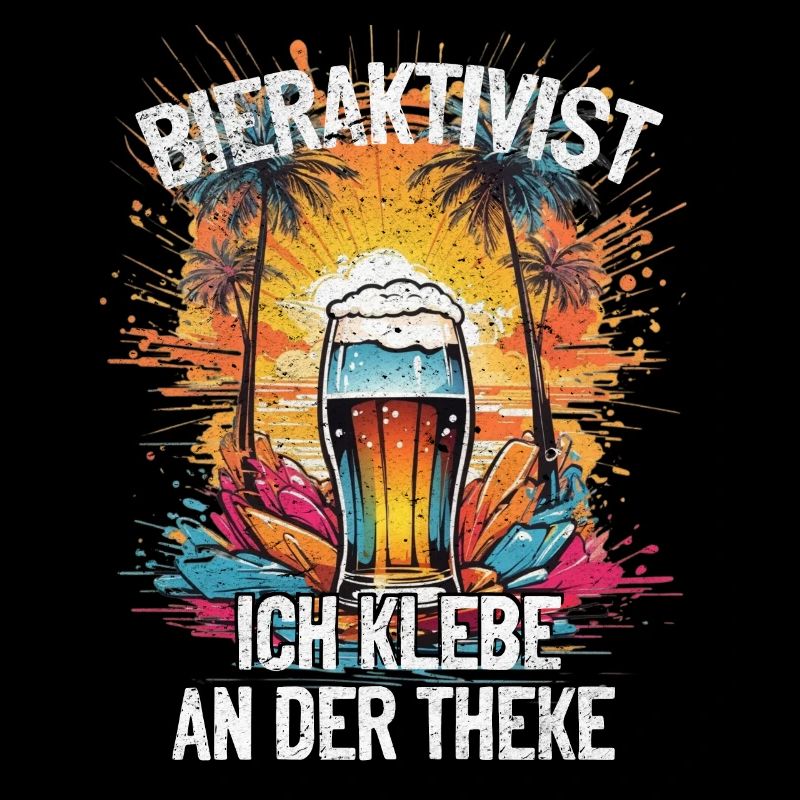 Bieraktivist ich klebe an der Theke – Partyspaß