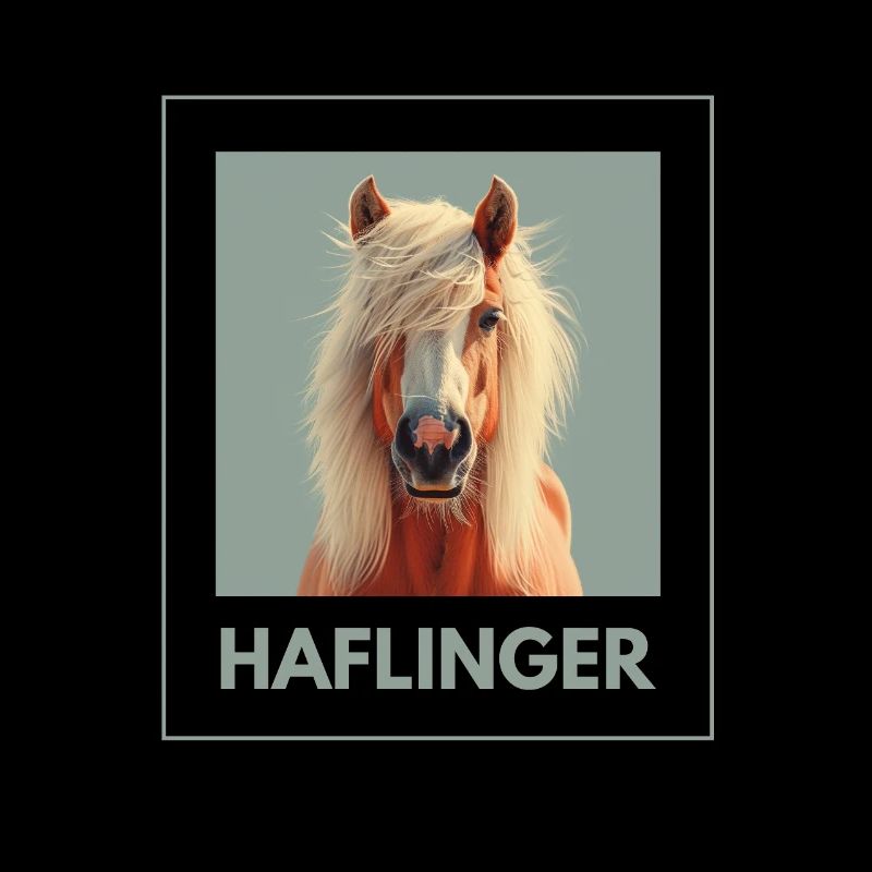 Haflinger Motif Cheval Sweet