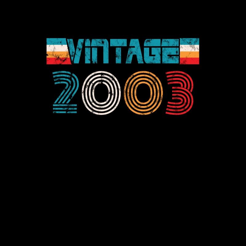 2003 Geburtstag Vintage
