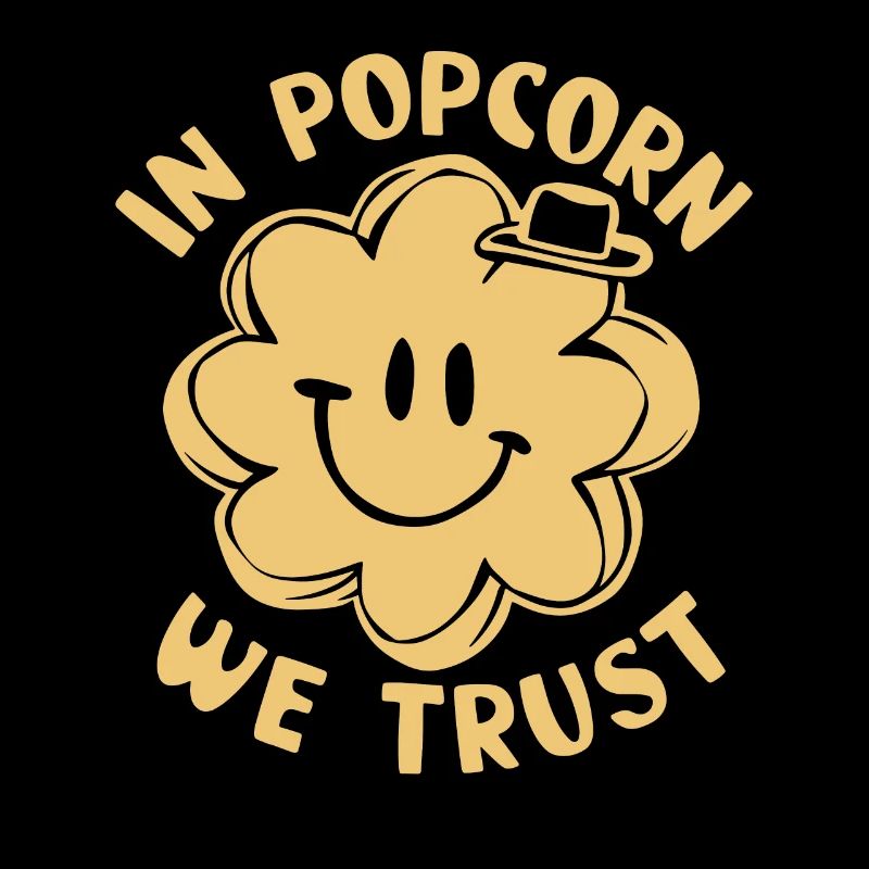 Dicton de pop-corn amusant, pop-corn en rafale