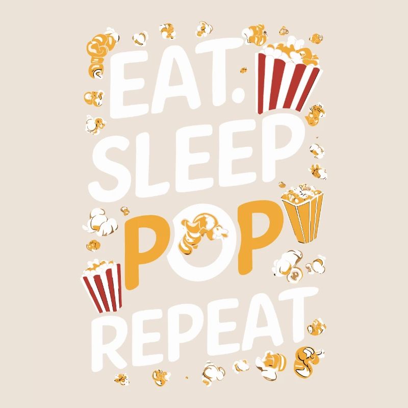 Dicton de pop-corn amusant, pop-corn en rafale