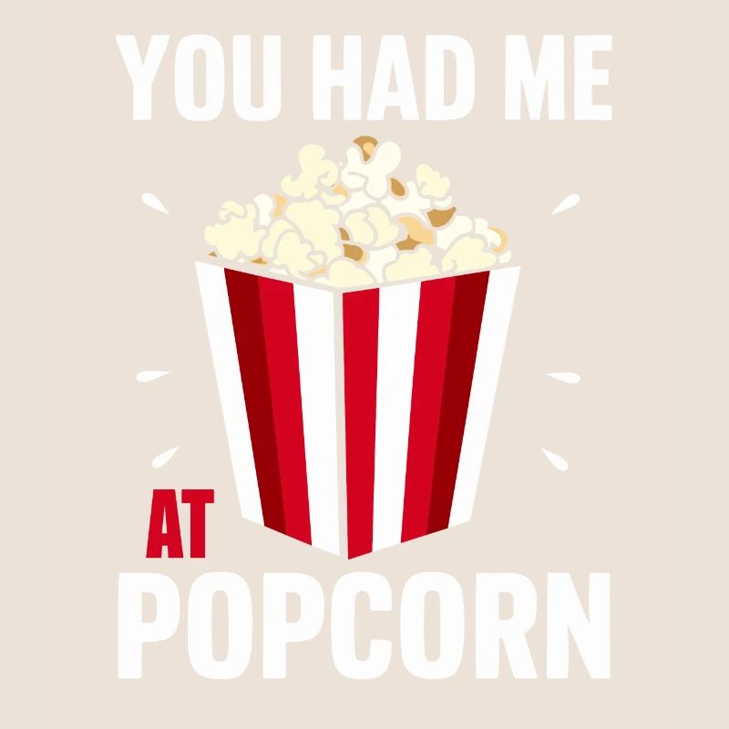 Dicton de pop-corn amusant, pop-corn en rafale