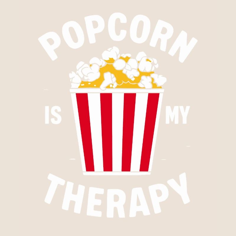 Funny popcorn saying, binge-watching popcorn