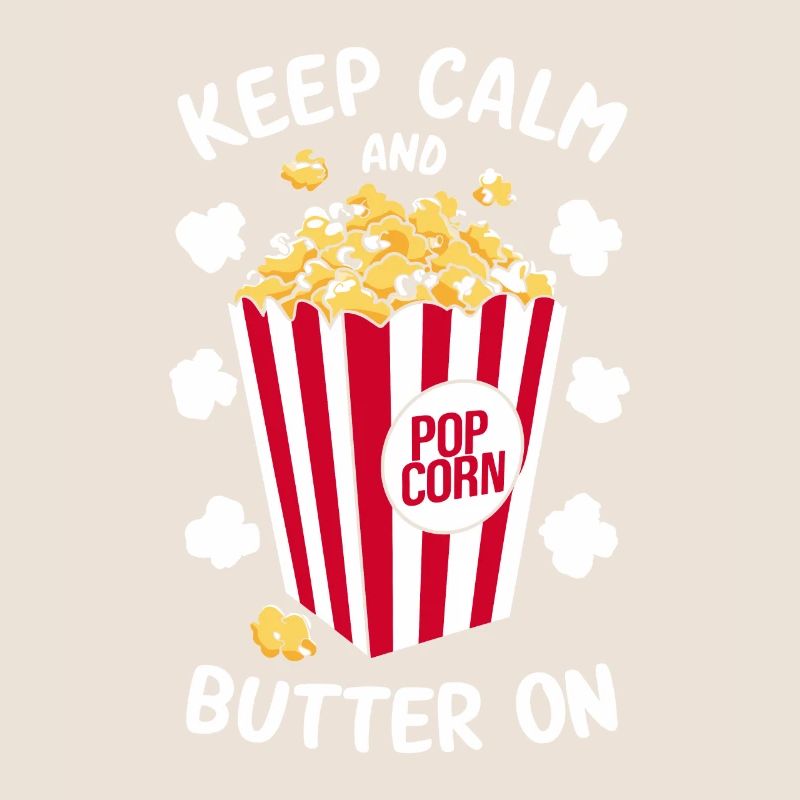 Dicton de pop-corn amusant, pop-corn en rafale