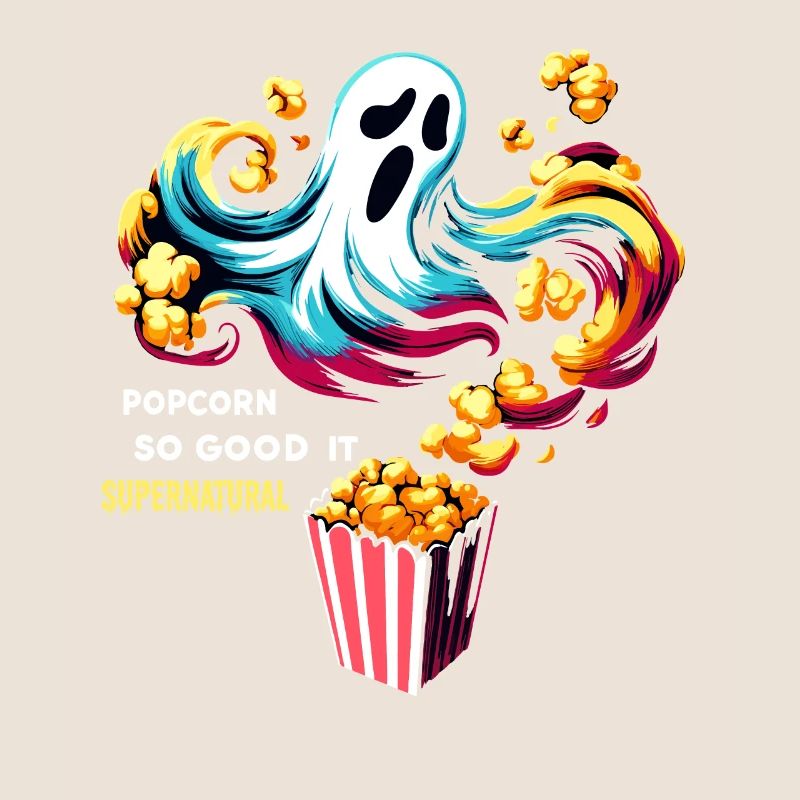 Dicton de pop-corn amusant, pop-corn en rafale