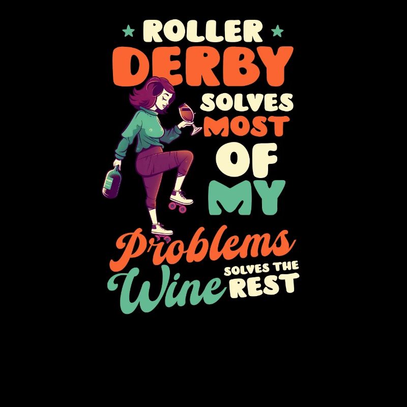 Roller Derby Solves Most Of Problems Wine Rest