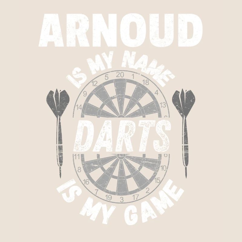 Conception de fléchettes robustes, look vintage et usé