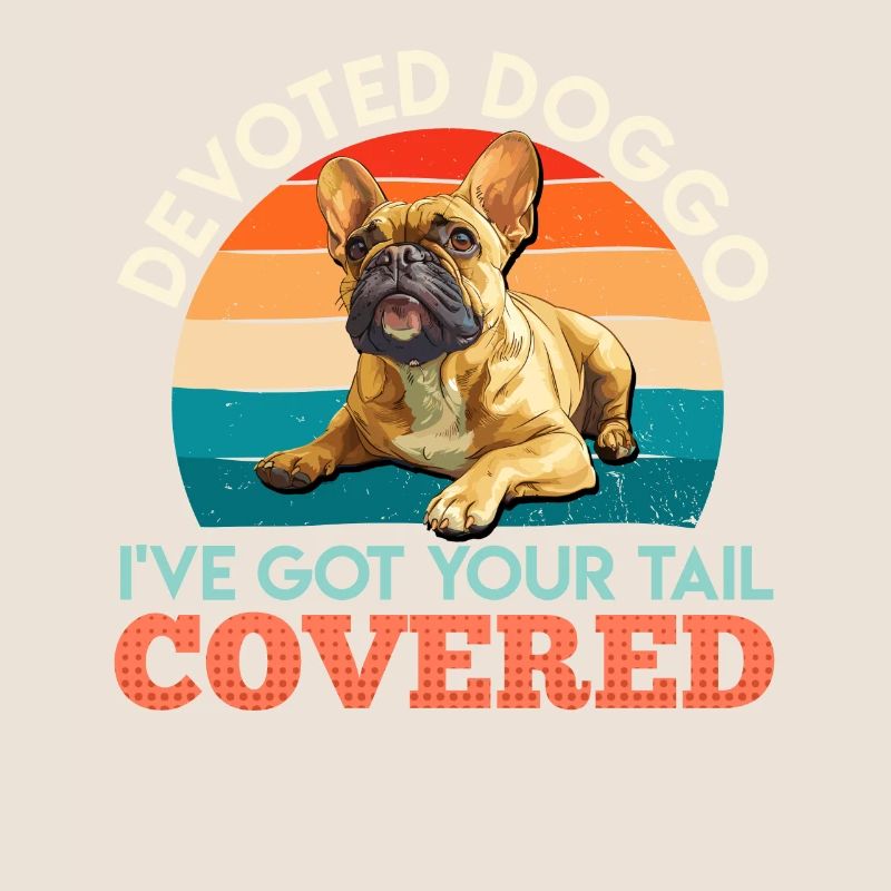 Bouledogue français DOGGO DÉVOUÉ Drôle