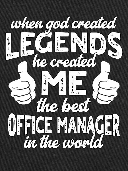 Best Office Manager Legend