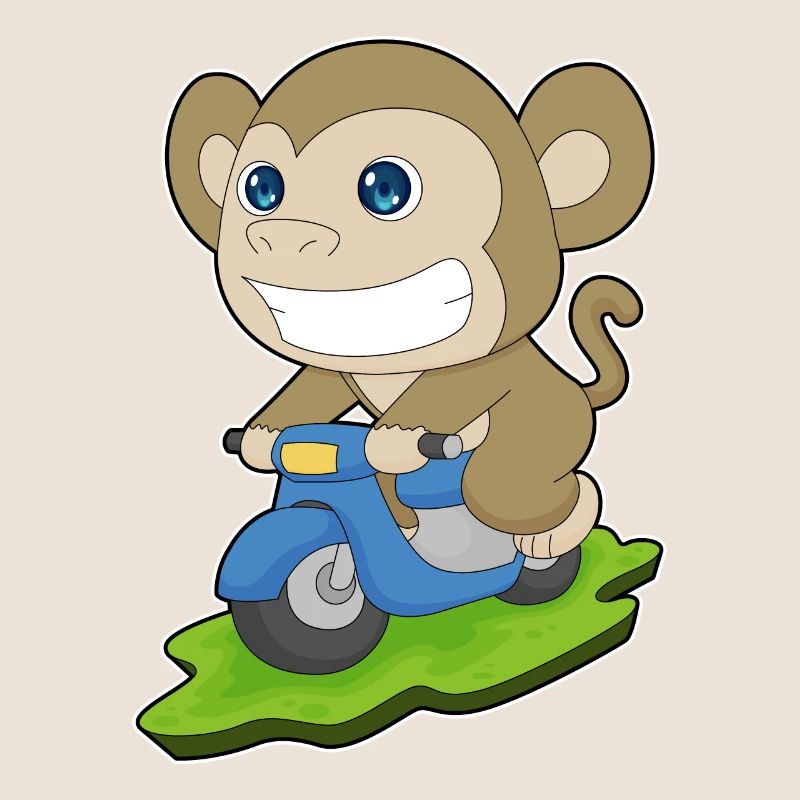 Affe Motorroller
