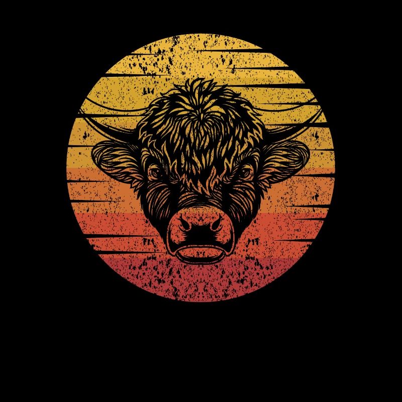 Retro Buffalo Bovinae American Bison Lover Bison