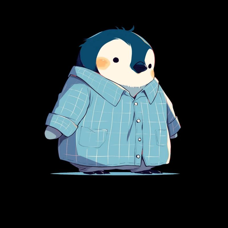 Pingouin Pyjama Kawaii Pingouin Mignon