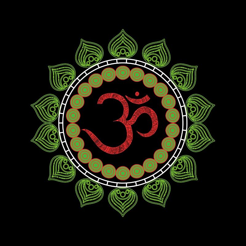 Motif créatif psychédélique de Goa