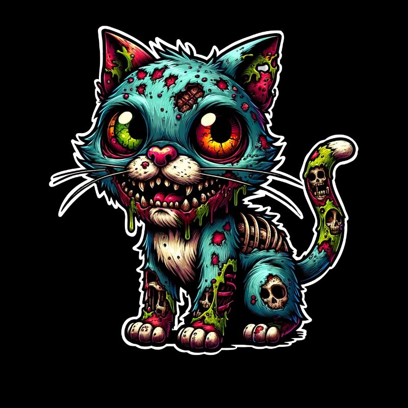 Katze Zombie Monster