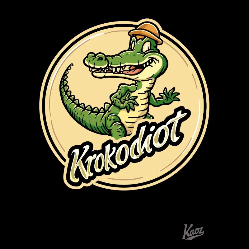 Funny Alligator: Crocodile Idiot