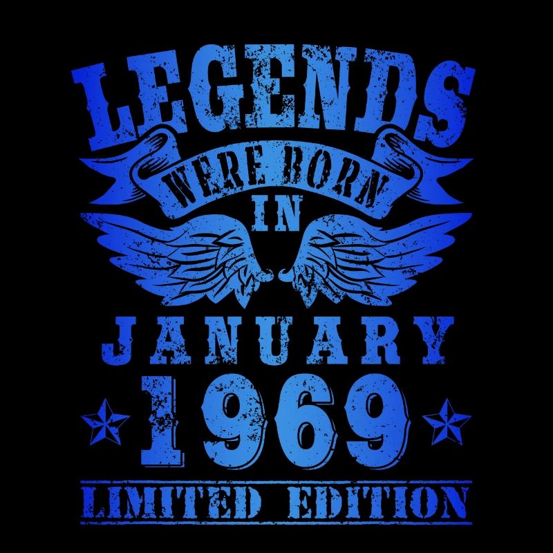 Legends were born in Januar 1969 Geburtstag