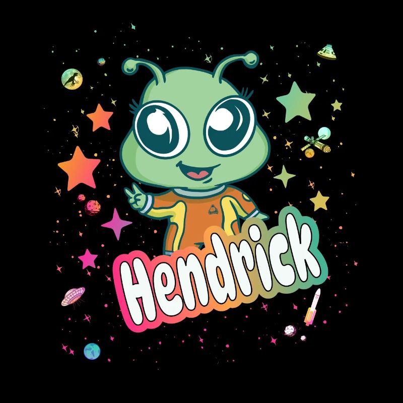 HENDRICK - Schöner Junge Name mit süßem Alien