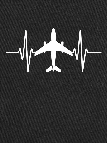 Airplane Heartbeat ECG Line