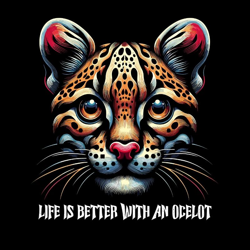 Ozelot Wild Cat Exotic Pets Jungle Big Cat