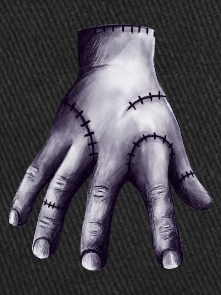 Main de zombie