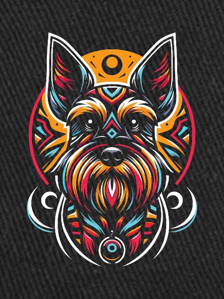 Schnauzer Dog Moon Phases