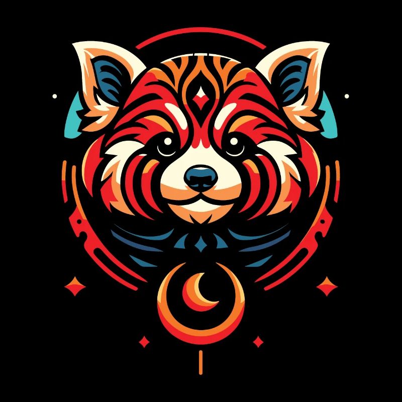 Red Panda Moon Phases