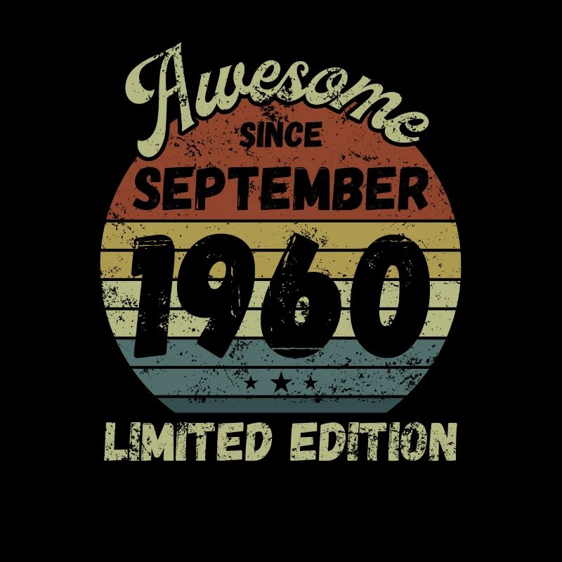 Awesome since September 1960 - Geburtstag