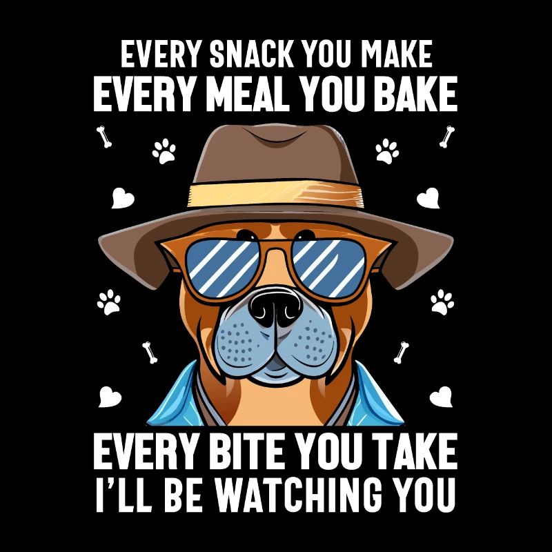 Chiens - Chaque collation que vous préparez, je vous surveillerai !