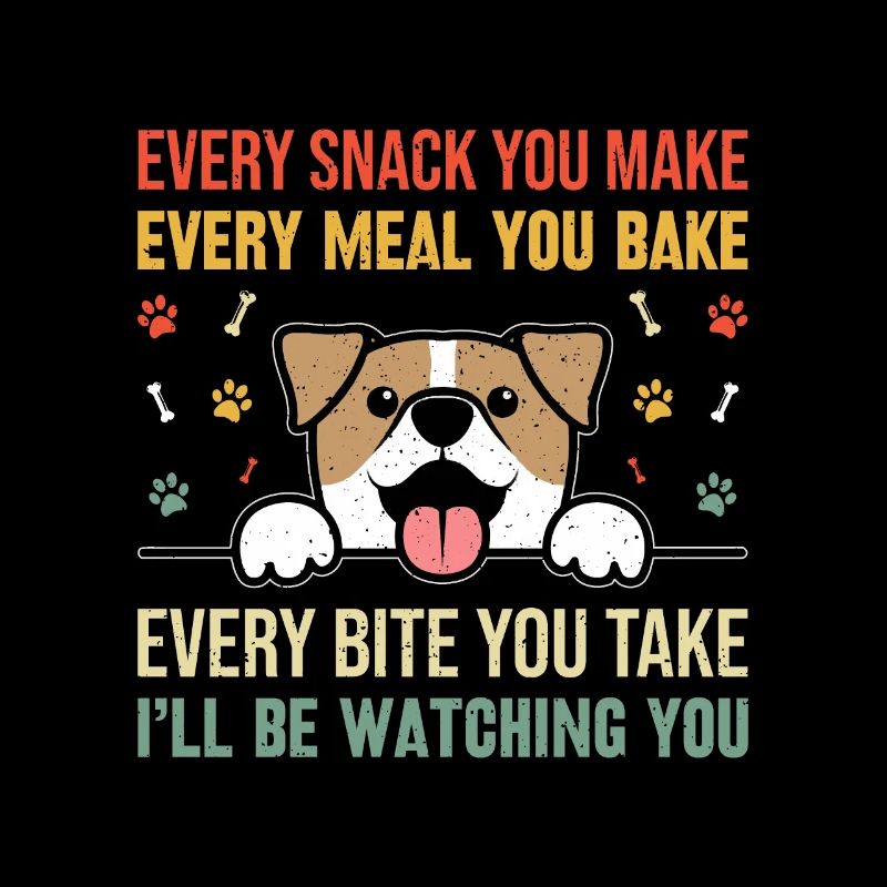 Chiens - Chaque collation que vous préparez, je vous surveillerai !