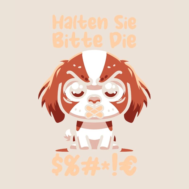 Brittany Spaniel Please Shut Up
