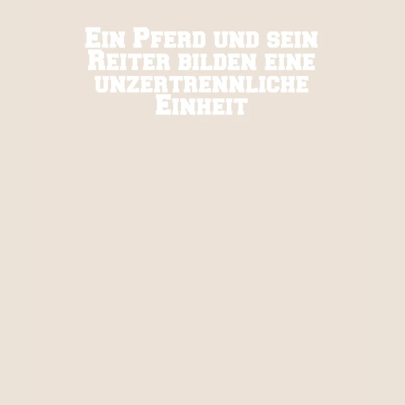 Reiten - Ein Pferd und sein Reiter bilden eine