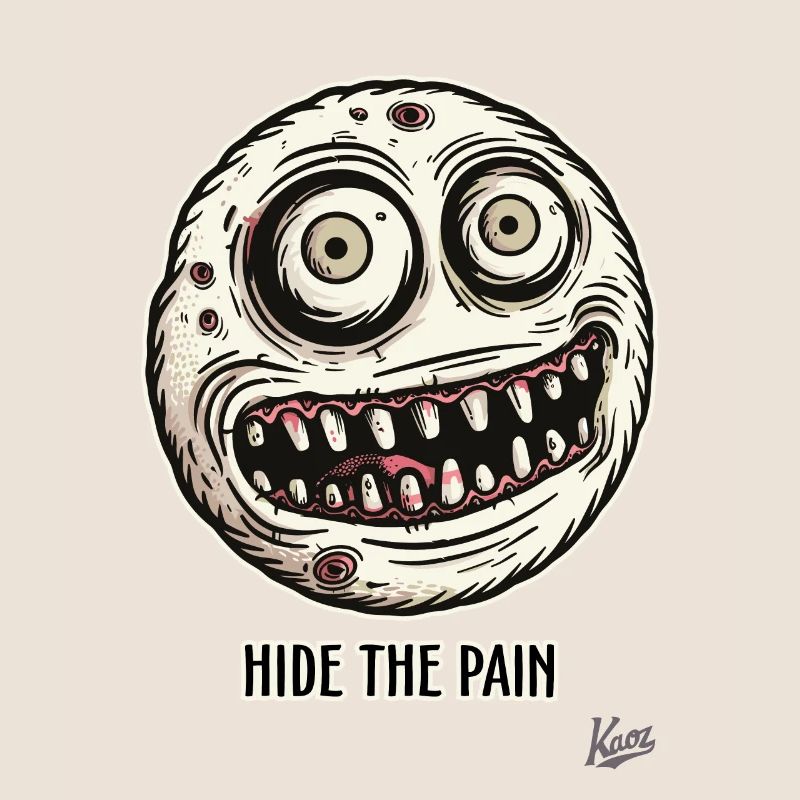 Petit monstre cool : Cachez la douleur